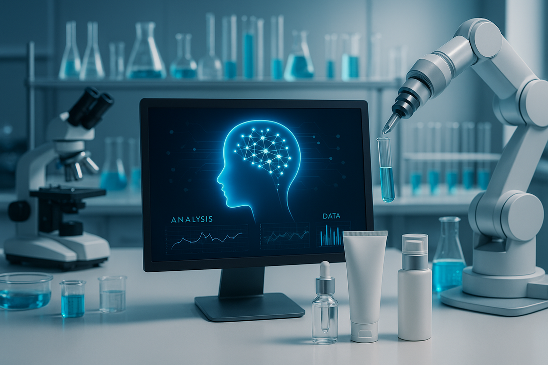 AI-powered skincare formulation lab at Incenta Factory